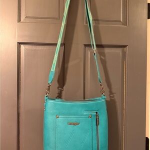 Wrangler Aqua Crossbody Bag